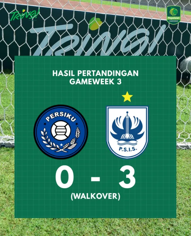 Laga Persiku vs PSIS Tak Terlaksana, I.League Tetapkan Persiku Kalah WO 0-3
